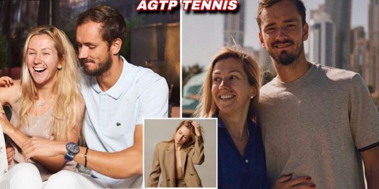 In Pictures: Daniil Medvedev’s wife Daria dazzles in chic pantsuit in latest photoshoot.
