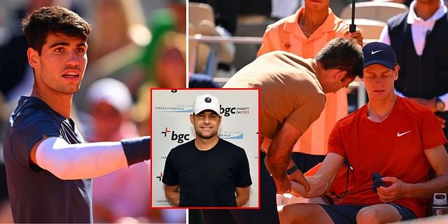 “Why would Jannik Sinner do that?” – Andy Roddick shuts down claims that Italian might be ‘faking’ injury in French Open SF against Carlos Alcaraz